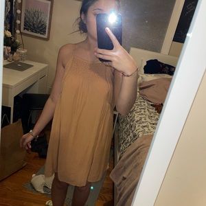 Tan dress